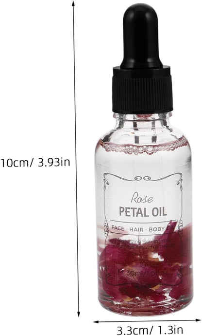Pure Rose Essential Oil Body Skin Care Face Hair Moisturizer Natural Massage Oil for Dry Skin for Face Hair Relaxation