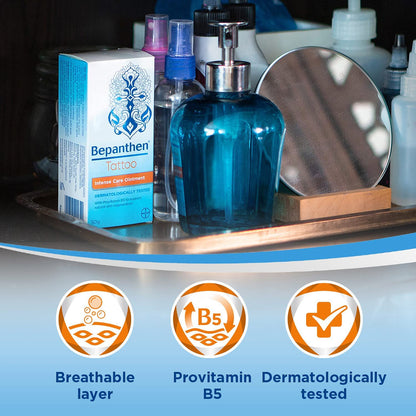Tattoo Intense Care Ointment, Formulated with Provitamin B5, 50G