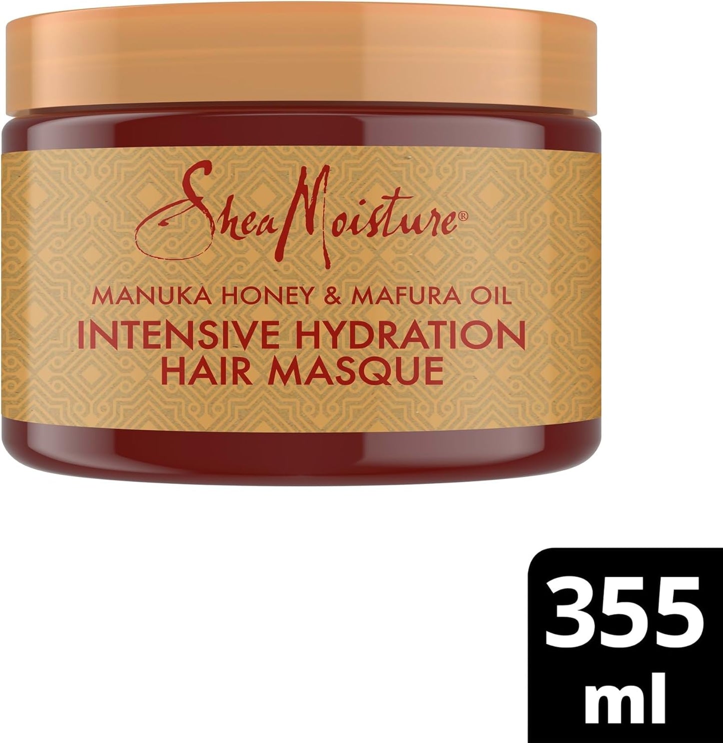 Sheamoisture Manuka Honey & Mafura Oil Hair Mask – Sulfate-Free Deep Conditioner with Shea Butter, Baobab Oil & Fig Extract, for Dry, Damaged, Coily Hair, Repairs & Tames Frizz 335 Ml